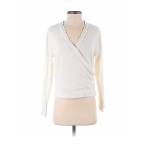 J.Crew 80$ Women Ivory Long Sleeve Top S
